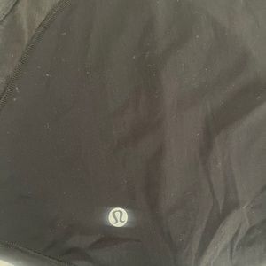 Lululemon long sleeve black sheer top